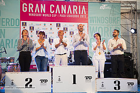 Gran Canaria prize giving ceremony
