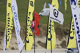 Beach flags
