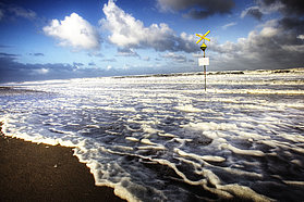 Gale force winds at Sylt