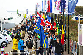 Flying the flags at the opening ceremony